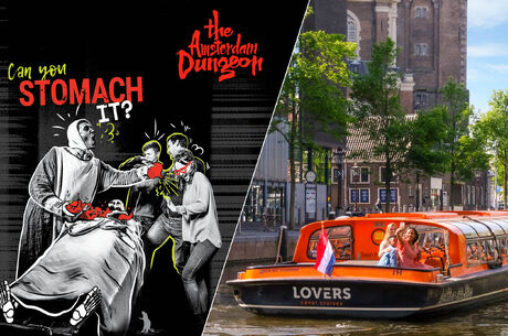 Amsterdam Dungeon Ticket with Canal Cruise